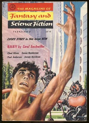 Item #17384 The Magazine of Fantasy and Science Fiction February 1958. Anthony Boucher, ed
