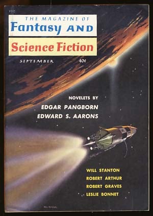 Item #17389 The Magazine of Fantasy and Science Fiction September 1959 Vol. 17 No. 3. Robert P. Mills, ed.