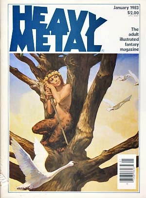 Item #18277 Heavy Metal January 1983 Vol. VI No. 10. Julie Symmons-Lynch, ed