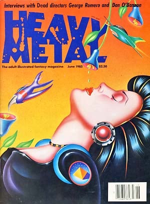 Item #18296 Heavy Metal June 1985. Julie Symmons-Lynch, ed