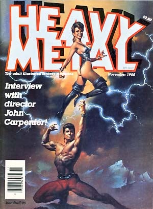 Item #18297 Heavy Metal November 1985. Julie Symmons-Lynch, ed