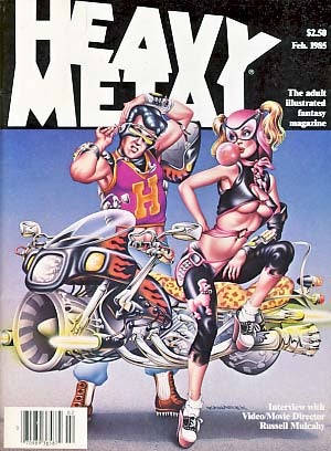 Item #18299 Heavy Metal February 1985. Julie Symmons-Lynch, ed