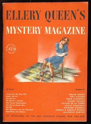 Item #18588 Ellery Queen's Mystery Magazine August 1946 Vol. 8 No. 33. Ellery Queen, ed