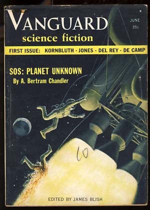 Item #18794 Vanguard Science Fiction June 1958 Vol. 1 No. 1. James Blish, ed