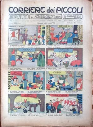 Il Corriere dei Piccoli 1930 Forty-eight Issue Run. Silvio Spaventa Filippi, ed.