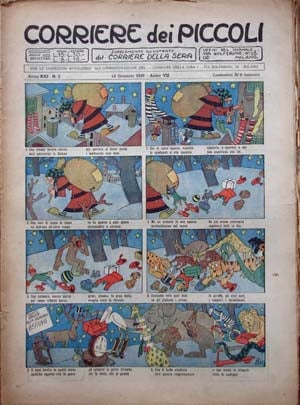 Item #18848 Il Corriere dei Piccoli 1929 Complete Run. Silvio Spaventa Filippi, ed