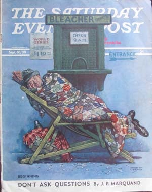 Item #18915 Double for Death Part Seven in The Saturday Evening Post September 30, 1939. Rex Stout
