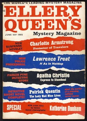 Item #18952 Ellery Queen's Mystery Magazine June 1965. Ellery Queen, ed