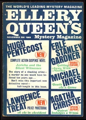 Item #18955 Ellery Queen's Mystery Magazine November 1965. Ellery Queen, ed