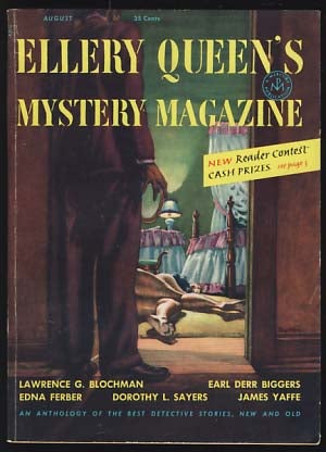 Item #18961 Ellery Queen's Mystery Magazine August 1953. Ellery Queen, ed