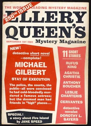 Item #18965 Ellery Queen's Mystery Magazine September 1964. Ellery Queen, ed