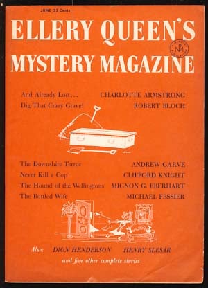 Item #18986 Ellery Queen's Mystery Magazine June 1957. Ellery Queen, ed