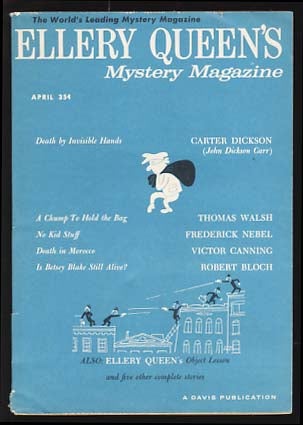 Item #19042 Ellery Queen's Mystery Magazine April 1958. Ellery Queen, ed
