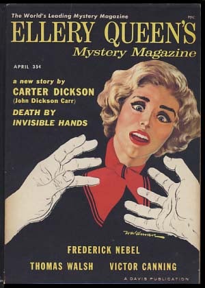 Item #19051 Ellery Queen's Mystery Magazine April 1958. Ellery Queen, ed