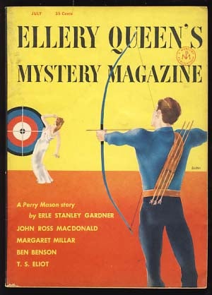 Item #19055 Ellery Queen's Mystery Magazine July 1954. Ellery Queen, ed