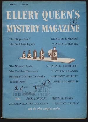 Item #19057 Ellery Queen's Mystery Magazine October 1955. Ellery Queen, ed