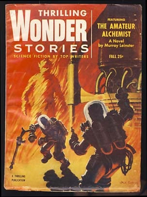 Item #19115 Thrilling Wonder Stories Fall 1954. Alexander Samalman, ed