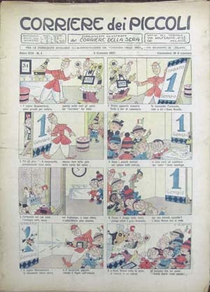 Item #19120 Il Corriere dei Piccoli 1927 Forty-six Issue Run. Silvio Spaventa Filippi, ed