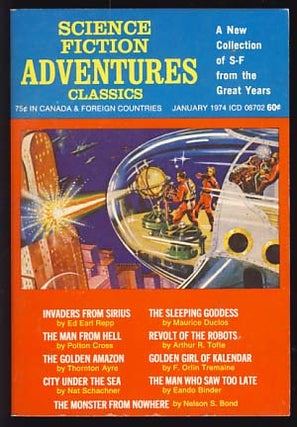 Item #19125 Science Fiction Adventure Classics January 1974. Sol Cohen, ed