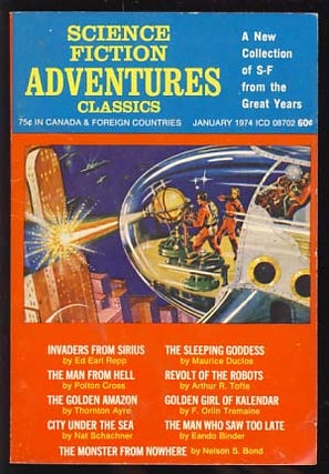 Item #19126 Science Fiction Adventure Classics January 1974. Sol Cohen, ed