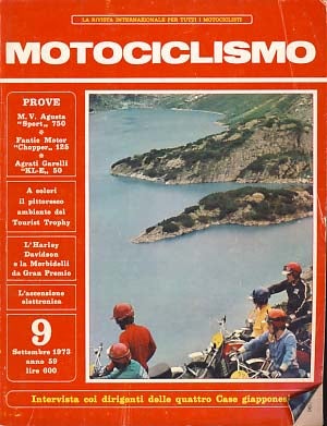 Item #19296 Motociclismo Settembre 1973. Carlo Perelli, ed
