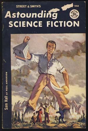 Item #19305 Astounding Science Fiction (British Edition) January 1954. John W. Campbell, ed, Jr.