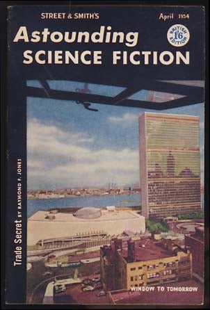 Item #19308 Astounding Science Fiction (British Edition) April 1954. John W. Campbell, ed, Jr.