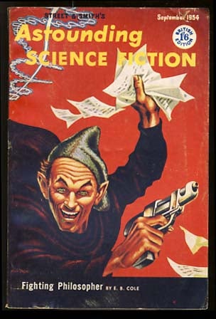 Item #19312 Astounding Science Fiction (British Edition) September 1954. John W. Campbell, ed, Jr.