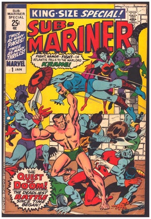 Item #19317 The Sub-Mariner Annual No. 1. Stan Lee, Gene Colan