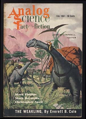 Item #19339 Analog Science Fact & Fiction February 1961. John W. Campbell, ed, Jr