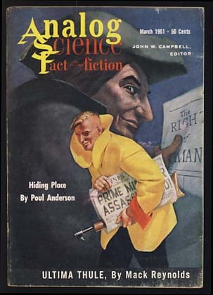 Item #19340 Analog Science Fact & Fiction March 1961. John W. Campbell, ed, Jr