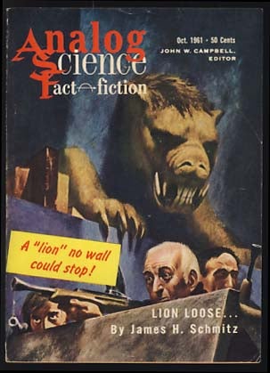 Item #19341 Analog Science Fact & Fiction October 1961. John W. Campbell, ed, Jr
