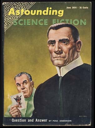 Item #19354 Astounding Science Fiction June 1954. John W. Campbell, ed, Jr