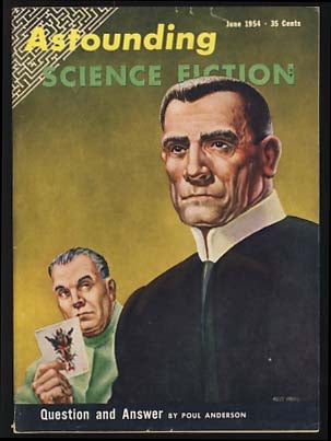 Item #19355 Astounding Science Fiction June 1954. John W. Campbell, ed, Jr