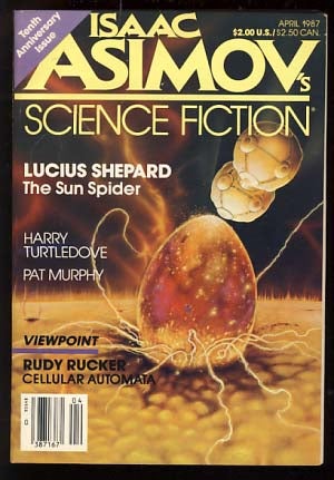 Item #19374 Isaac Asimov's Science Fiction Magazine April 1987. Gardner Dozois, ed.