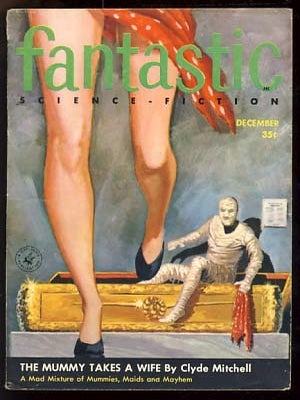 Item #19405 Fantastic December 1956. Paul W. Fairman, ed