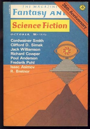 Item #19513 The Magazine of Fantasy and Science Fiction October 1975. Edward L. Ferman, ed