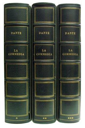 Item #19546 La commedia di Dante Alighieri nel testo e nel commento di Niccolò Tommaseo. Dante...