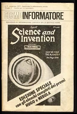 Item #19873 Cosmo Informatore #2 Novembre 1977. Authors