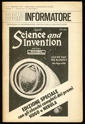 Item #19908 Cosmo Informatore #2 Novembre 1977. Authors