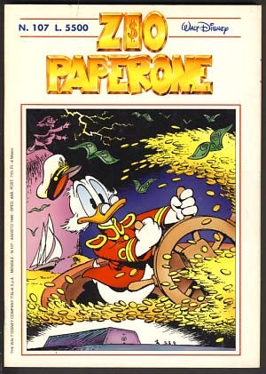 Item #20403 Zio Paperone #107 (Uncle Scrooge Italian Edition). Don Rosa