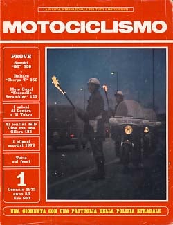 Item #20526 Motociclismo Gennaio 1973. Carlo Perelli, ed