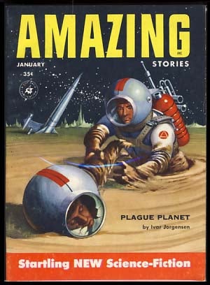 Item #20532 Amazing Stories January 1955. Howard Browne, ed