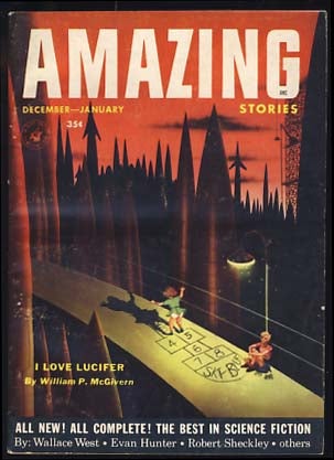 Item #20551 Amazing Stories December-January 1953. Howard Browne, ed.