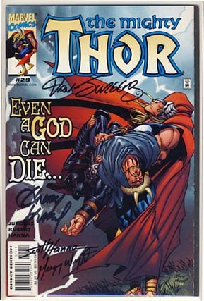 Item #20569 Thor Vol. 2 #29 - Even a God Can Die. Dan Jurgens, Andy Kubert, Scott Hanna, Gregory...