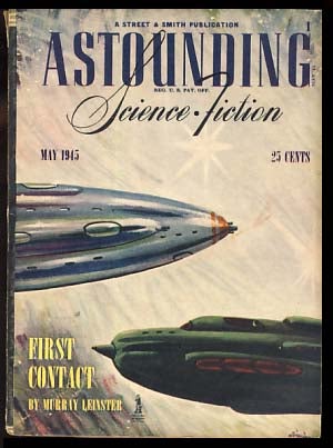Item #20677 Astounding Science Fiction May 1945. John W. Campbell, ed, Jr