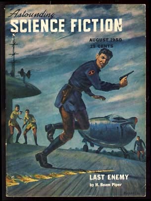Item #20725 Astounding Science Fiction August 1950. John W. Campbell, ed, Jr