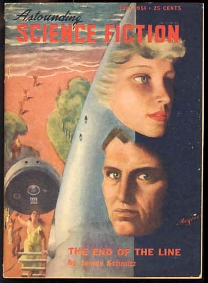 Item #20799 Astounding Science Fiction July 1951. John W. Campbell, ed, Jr