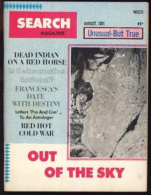 Item #21029 Search Magazine August 1961. Raymond Palmer, ed