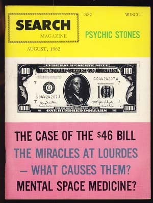 Item #21044 Search Magazine August 1962. Raymond Palmer, ed